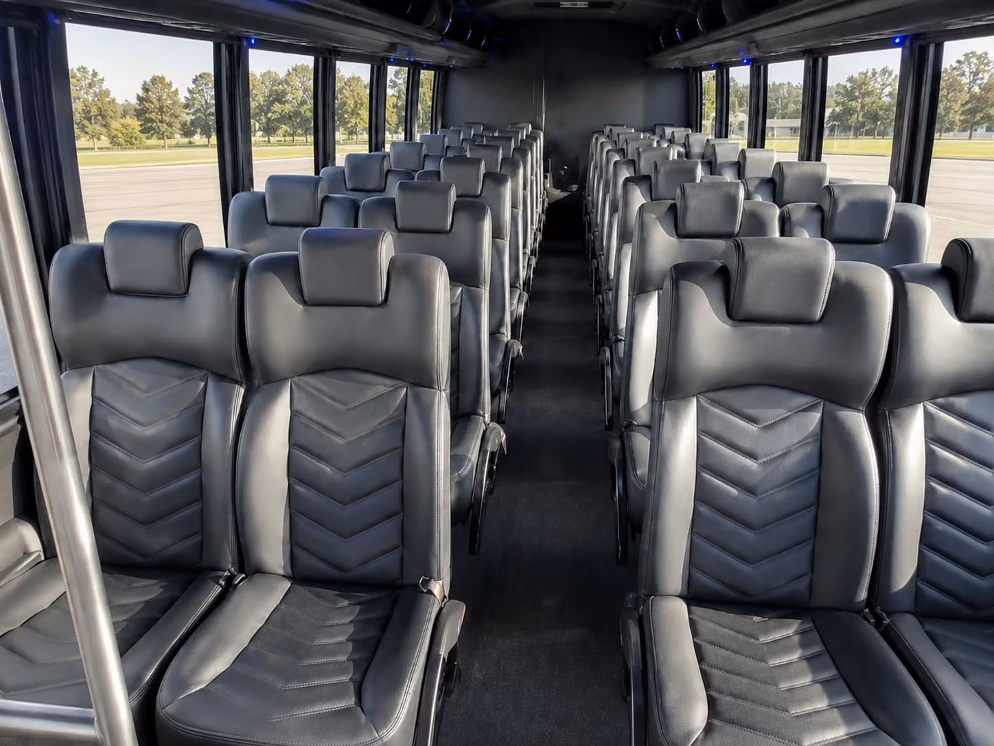 15 passenger minibus inside
