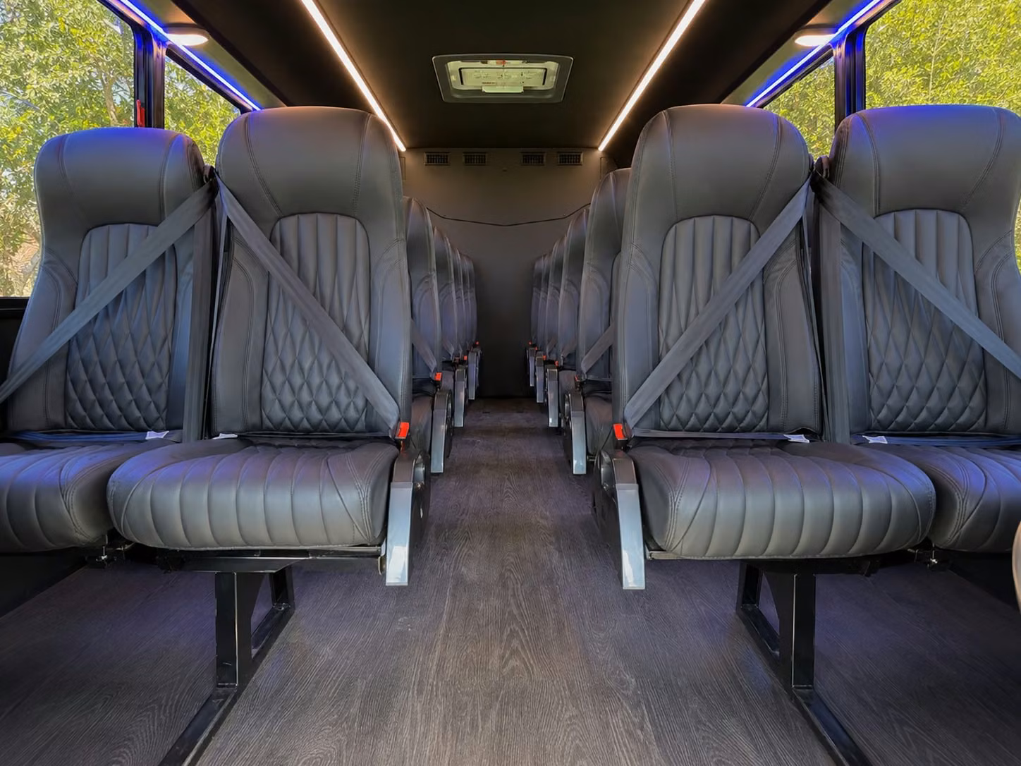 20 passenger minibus inside