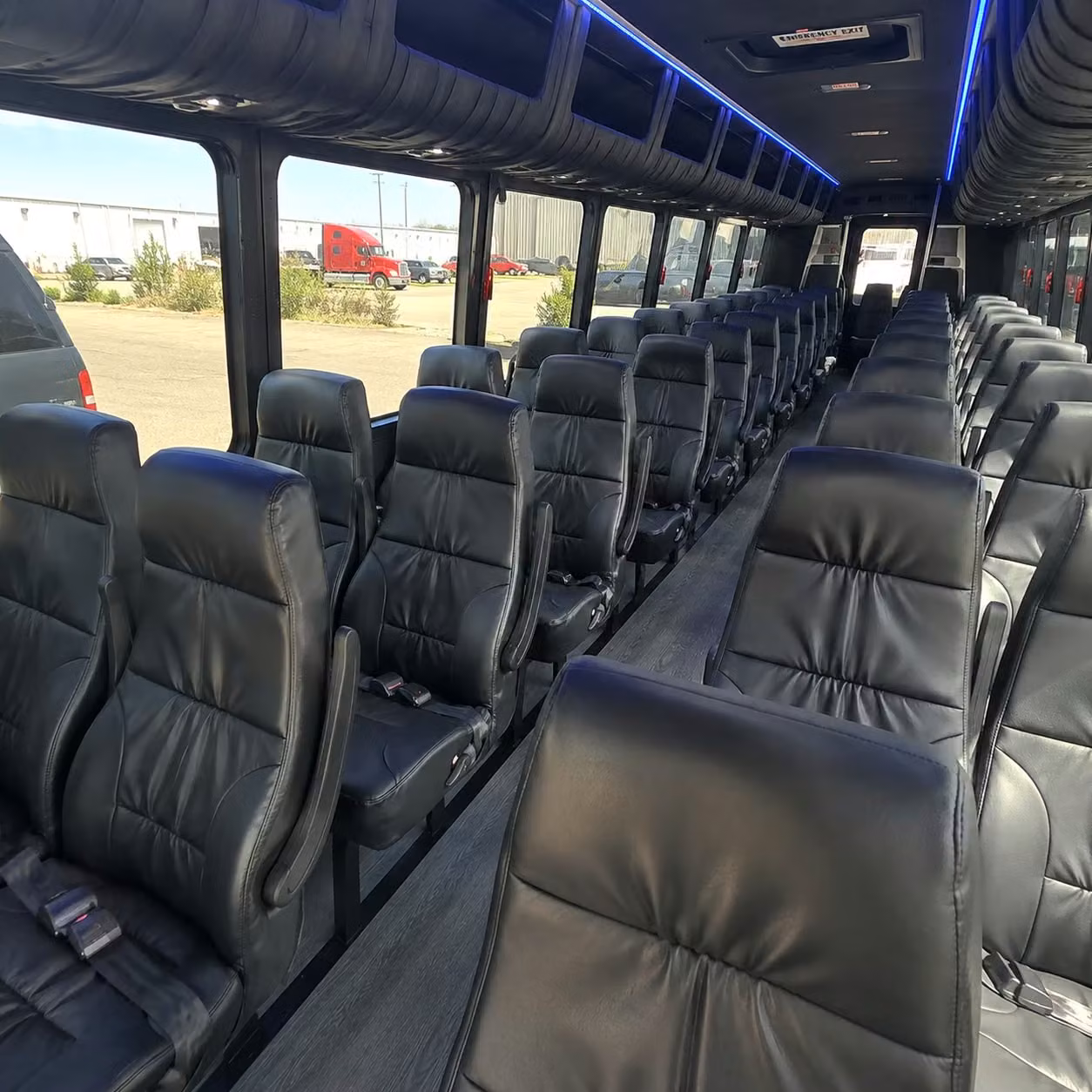 25 passenger minibus inside