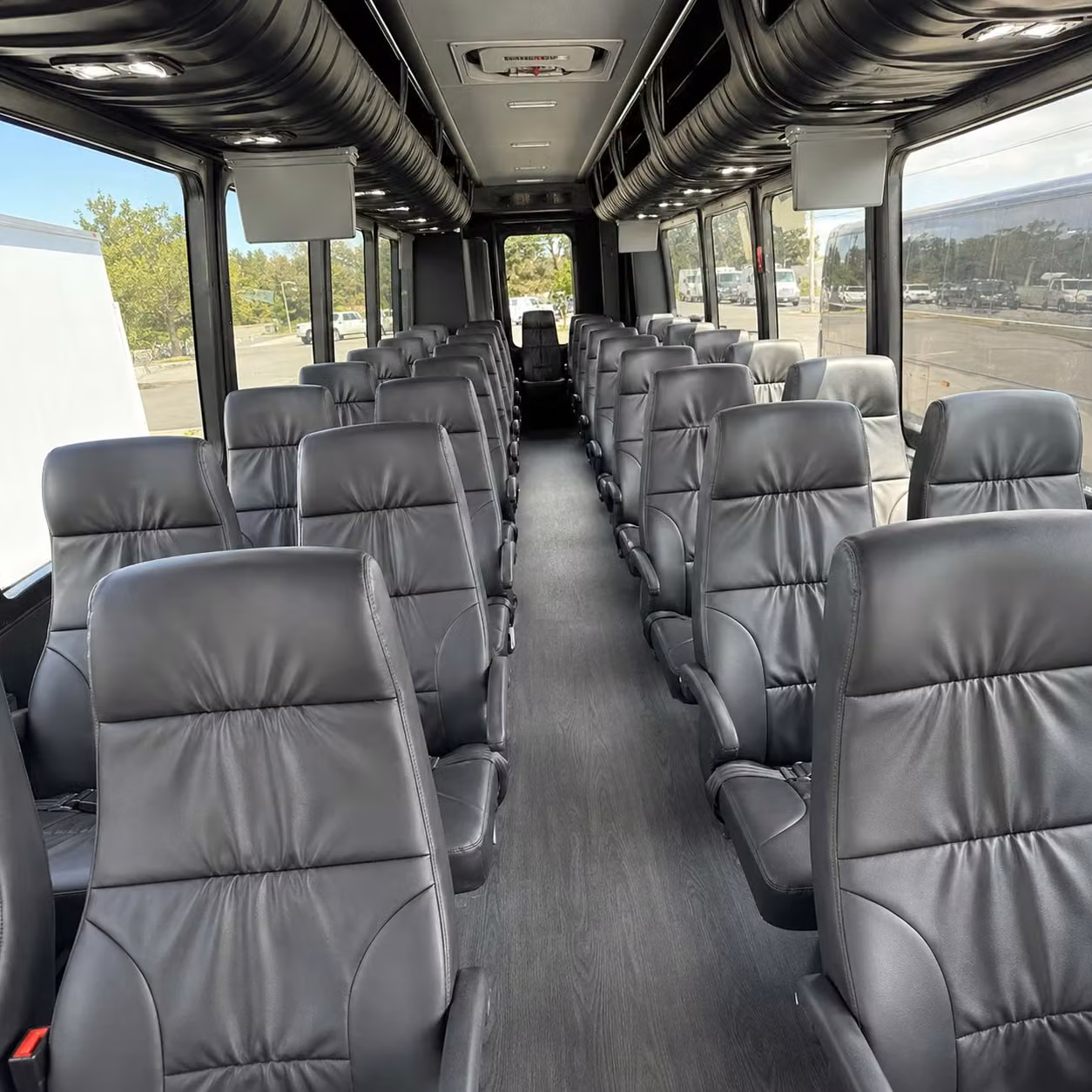28 passenger minibus inside