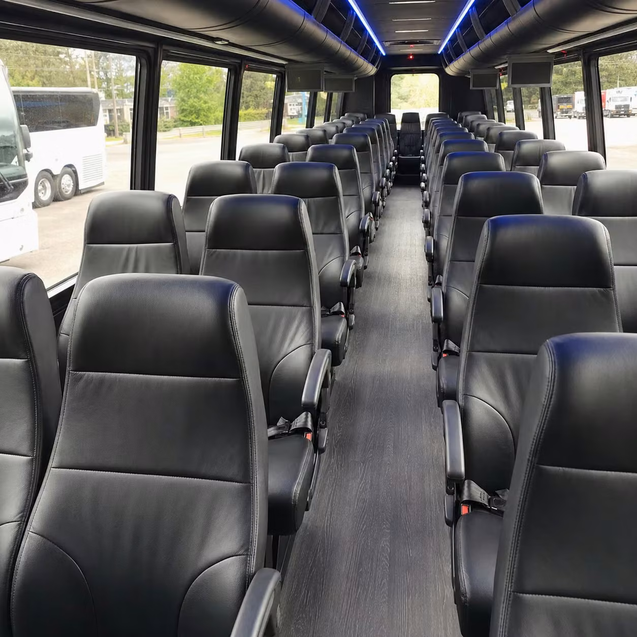 35 passenger minibus interior
