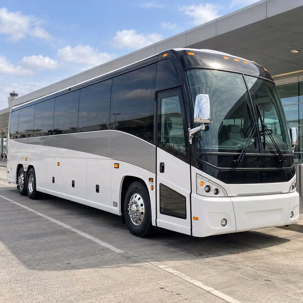 a baton rouge charter bus rental keeps the whole prom group together all night long