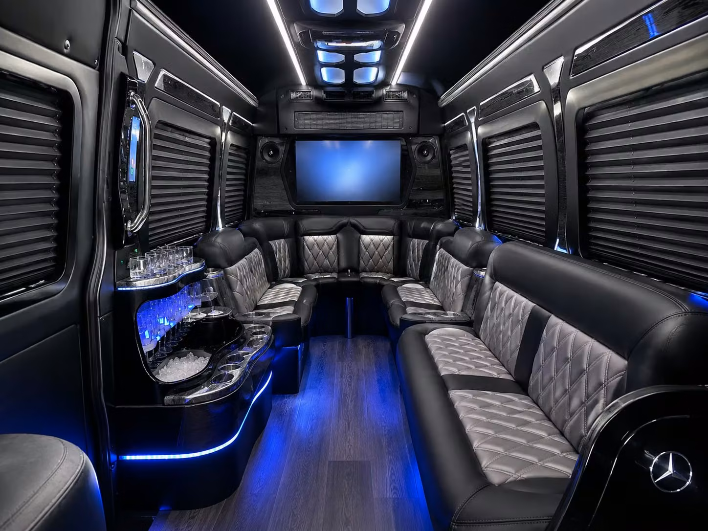 sprinter limousine inside