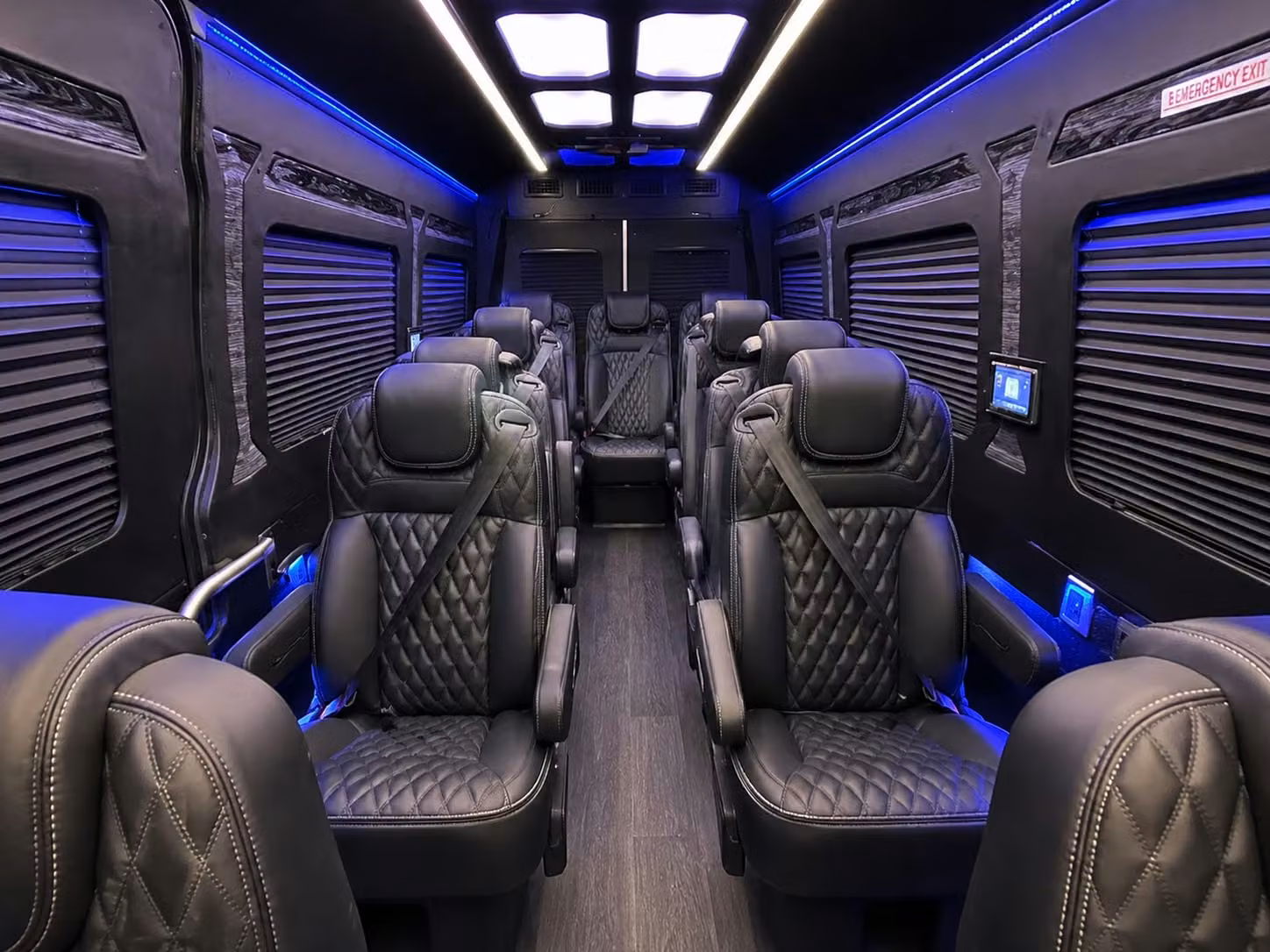 sprinter van with driver inside