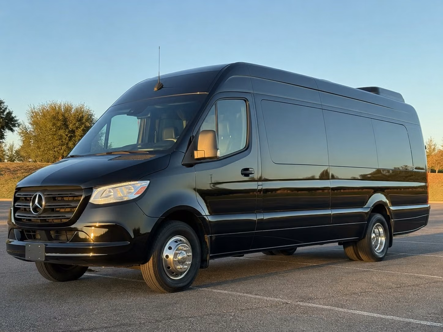 sprinter van with driver
